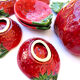 Salad bowl serving and 6 strawberry cups in Aegitna Vallauris