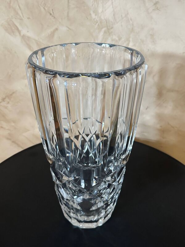 Grand vase cristal Schneider