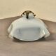 Blue opaline pendant light