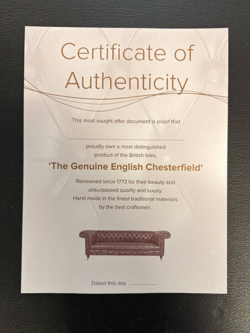 Classic English Chesterfield Office Chair