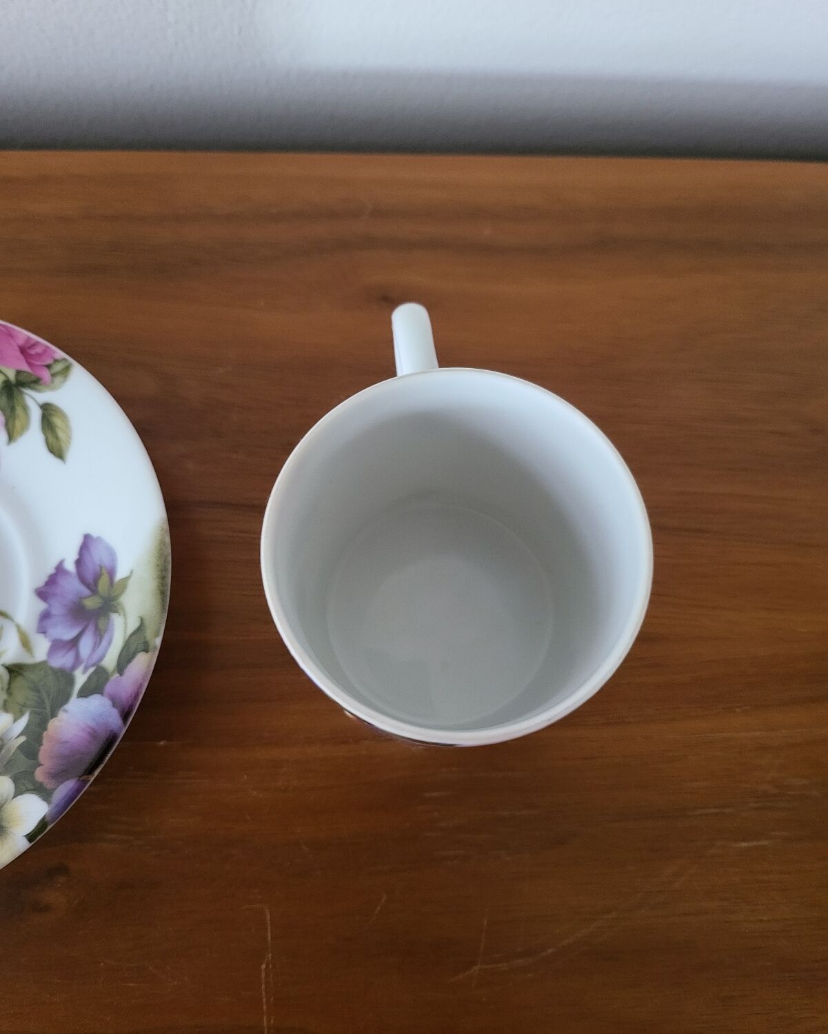 Porcelain Coffee Cup Bill Goldsmith Limoges "Victoria"