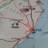 Map La Tunisie Touristique
