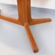 Vintage oval dining table Baumann from the 60s and 70s in teak with extension.