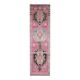 1970s Turkish Hand-Knotted Wool Cotton Purple Runner Rug 102x373