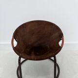 Vintage Suede Ball Chair by Lusch & Co., 1970s