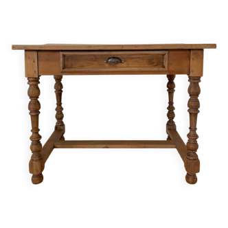 Renovated oak desk table