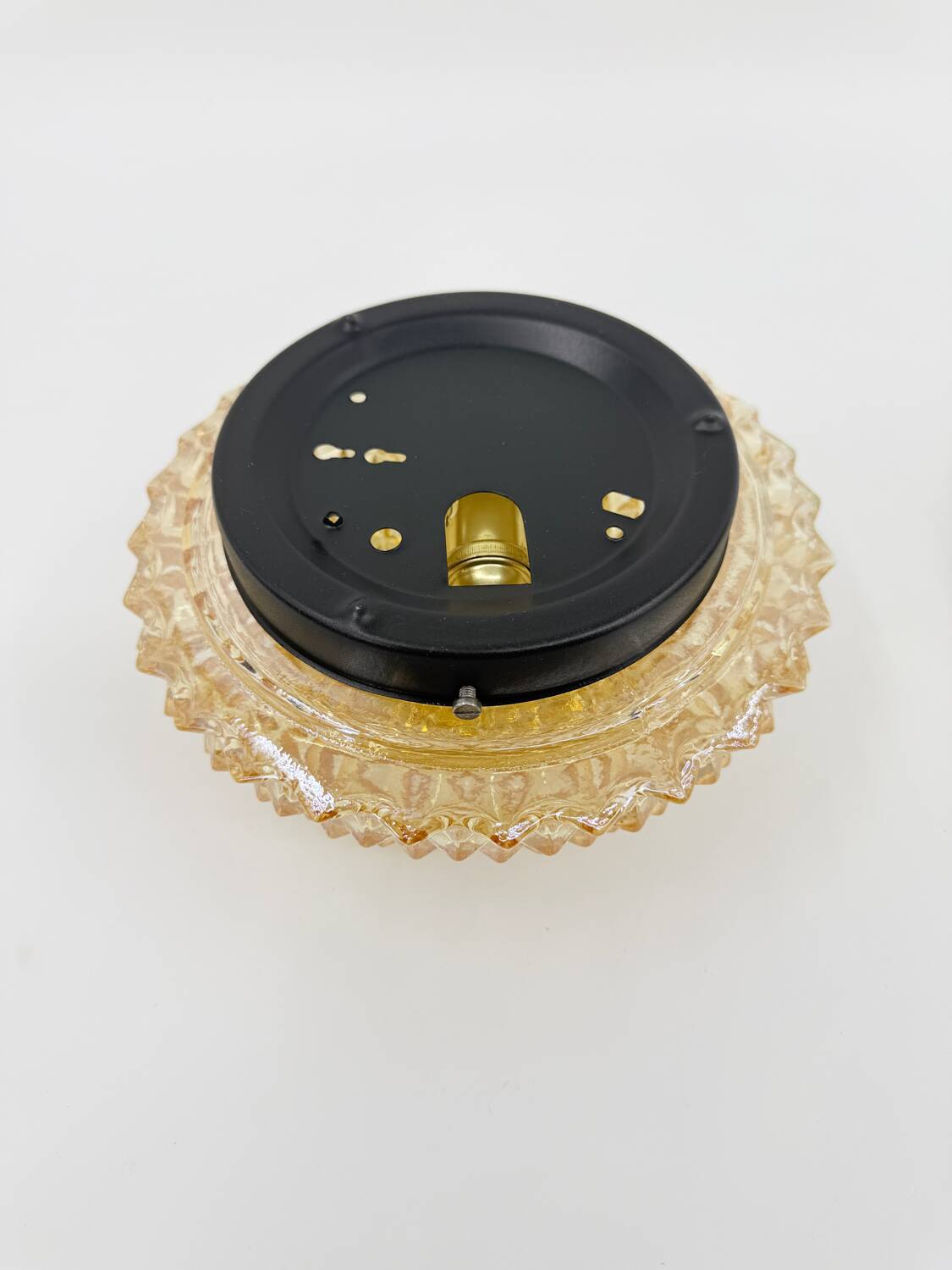 Vintage amber wall lights