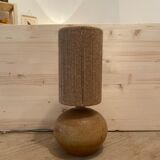 Table lamp jute rope and sandstone