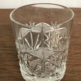 Set of 5 crystal whiskey glasses