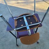 Chaise vintage stafor vers 1980