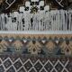 Tunisian Wool Rug Handmade in Traditional Anatolian Turkish Style
