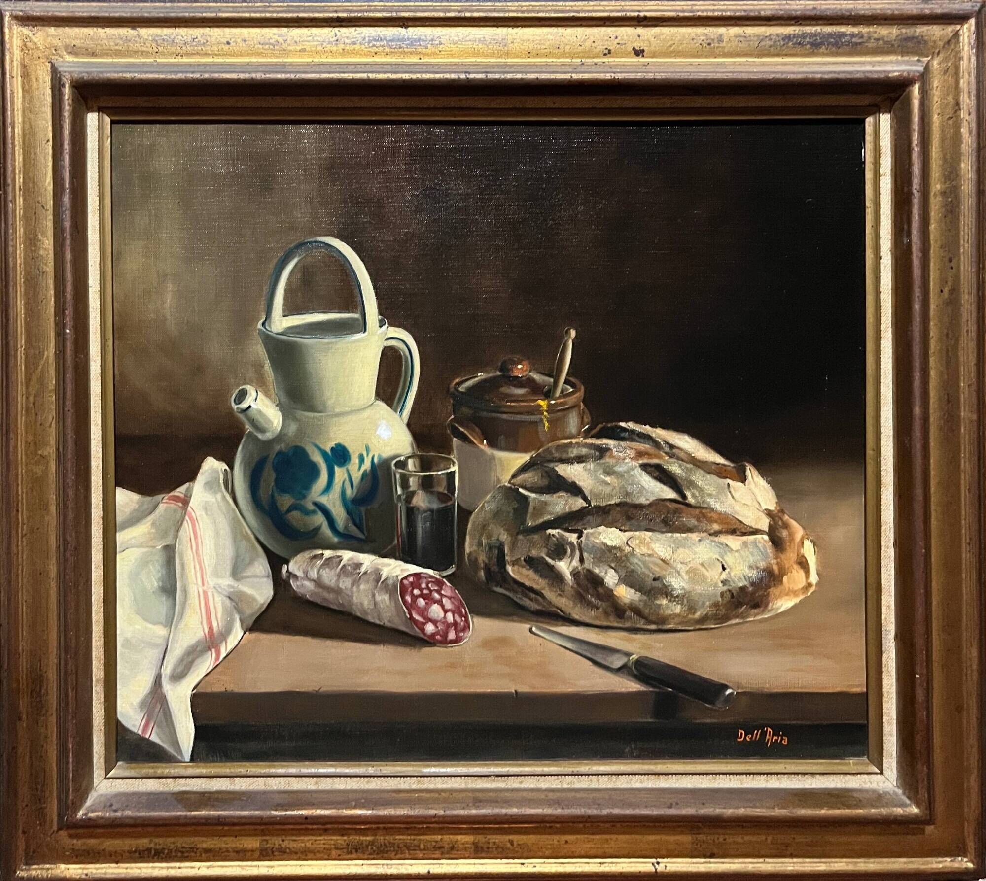 Tableau HST "Still Life: the Snack" by Dell'Aria (20th century)