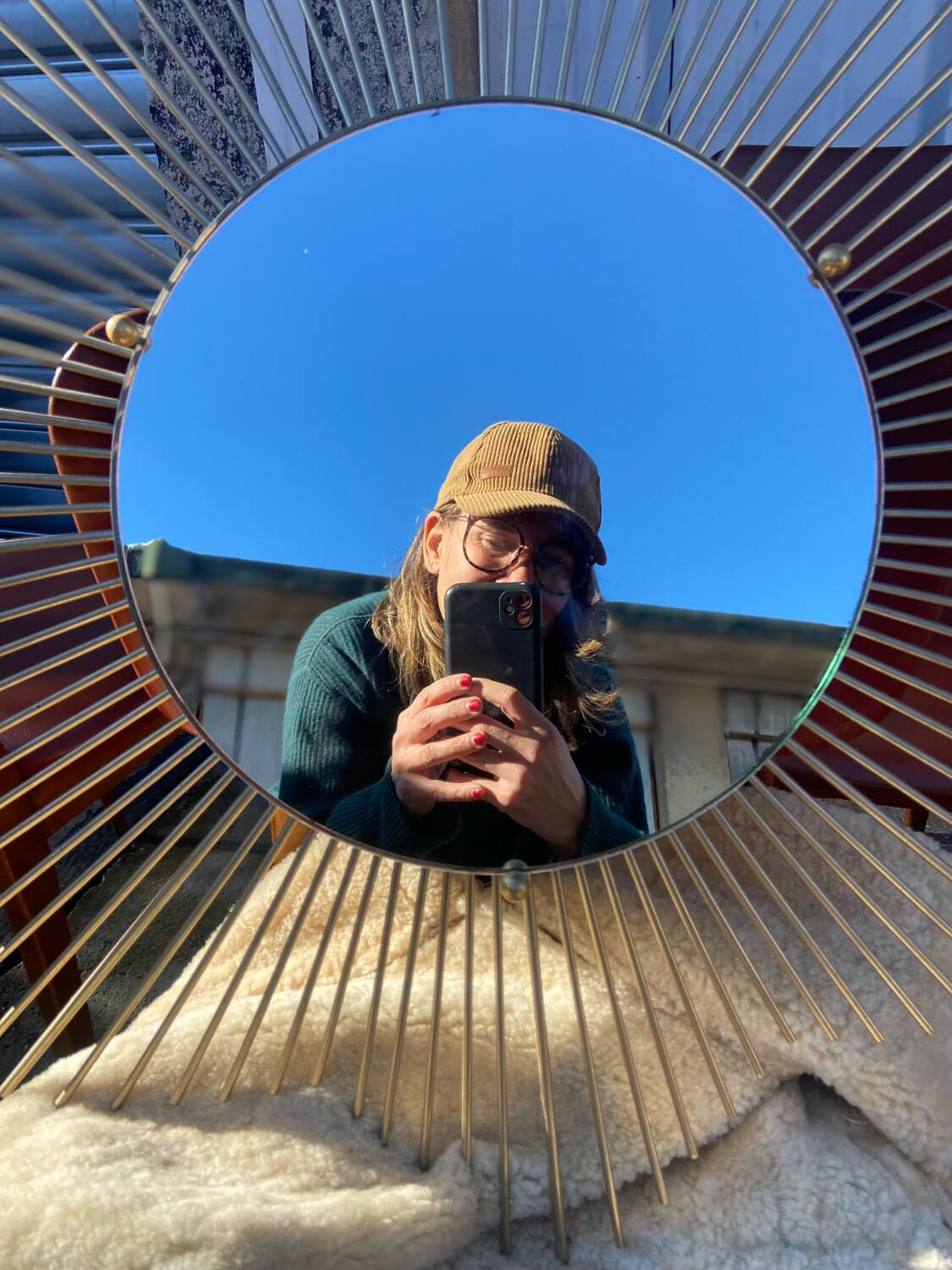 Vintage witch mirror from the 60s