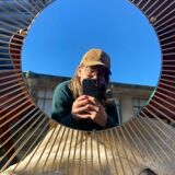Vintage witch mirror from the 60s