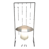Murano Glass Mushroom Lamp with Jellyfish Effect, 1980s