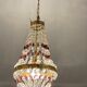 Italian Crystal Basket Chandelier