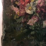 Painting still life flowers