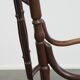Original vintage Thonet bistro design chair with armrests