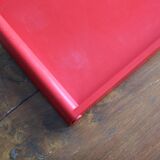 Folding tray Guzzini red – design Luigi Massoni – Italy, 1970s