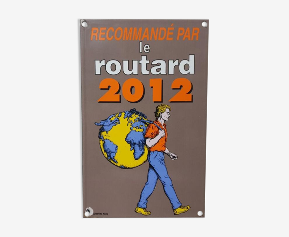 Plaque émaillée Le Routard guide du routard Hôtel Restaurant - 2012