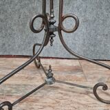 Cast iron pedestal table Napoleon III period around 1850