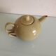 Théière vintage 2 en 1 avec tasse intégrée vert olive