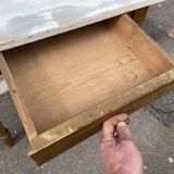 Table de ferme shabby chic sapin 1920s