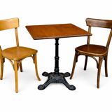 bistro table café vintage restaurant