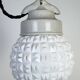 Vintage White Porcelain Pendant Light, 1970s