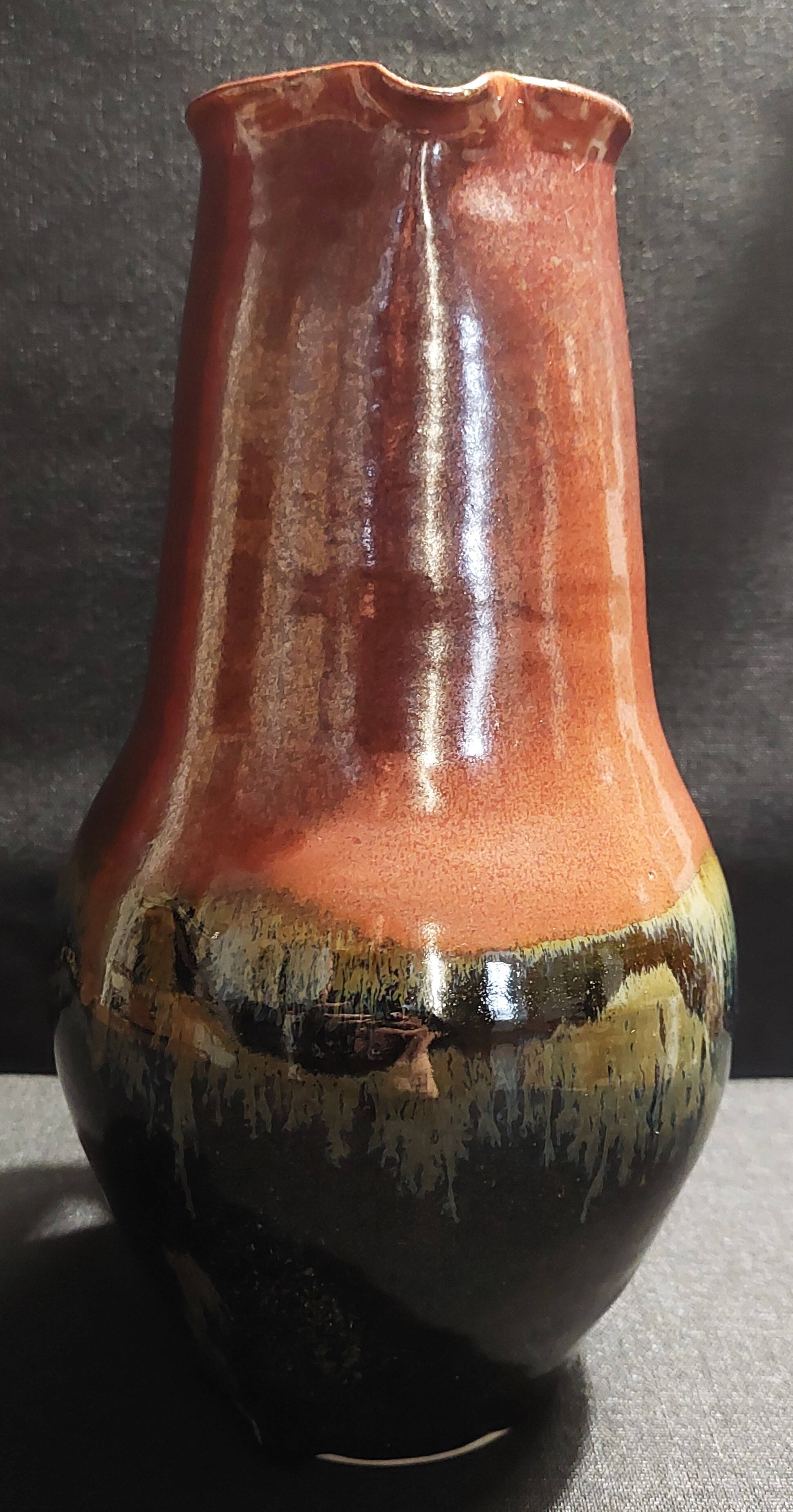 Ceramic 20th century pitcher signed Robert Heraud La Borne Sancerre
