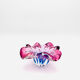 Sculptural bowl by Josef Hospodka, Bohemian Crystal, Chribska, circa 1960.