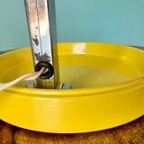 Vintage folding lamp (GEI brand), yellow colour, 70s table lamp