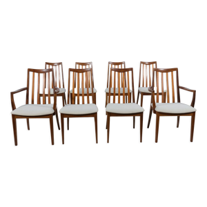 8 chaises en teck et