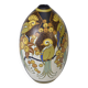 Keramis art deco porcelain vase signed jan wind "birds of paradise"