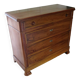 Rare - Pretty old chest of drawers with 4 drawers and 3 locks - In walnut - 1930