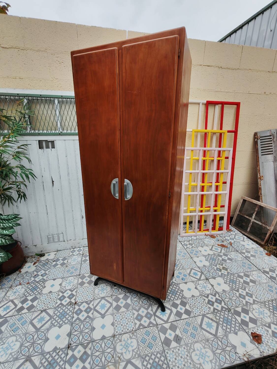 Old boarding school wardrobe - 1950s