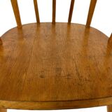 Vintage children's chair children's room slatted chair design 50's