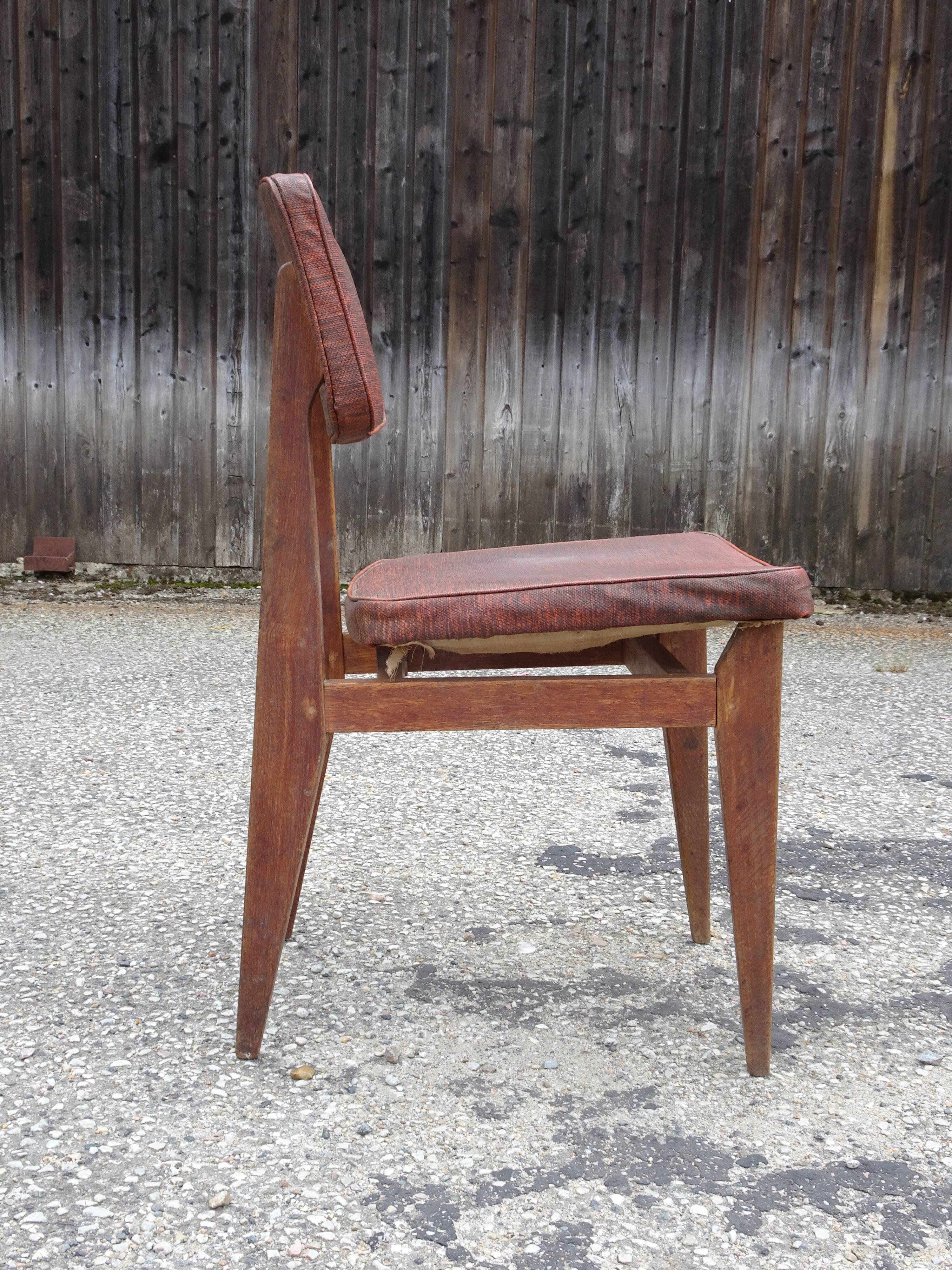 Chair model CA by Marcel Gascoin published by SICAM then ARHEC, 1951.