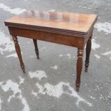 Mahogany games table
