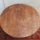 English oval table with 19th century mahogany extensions