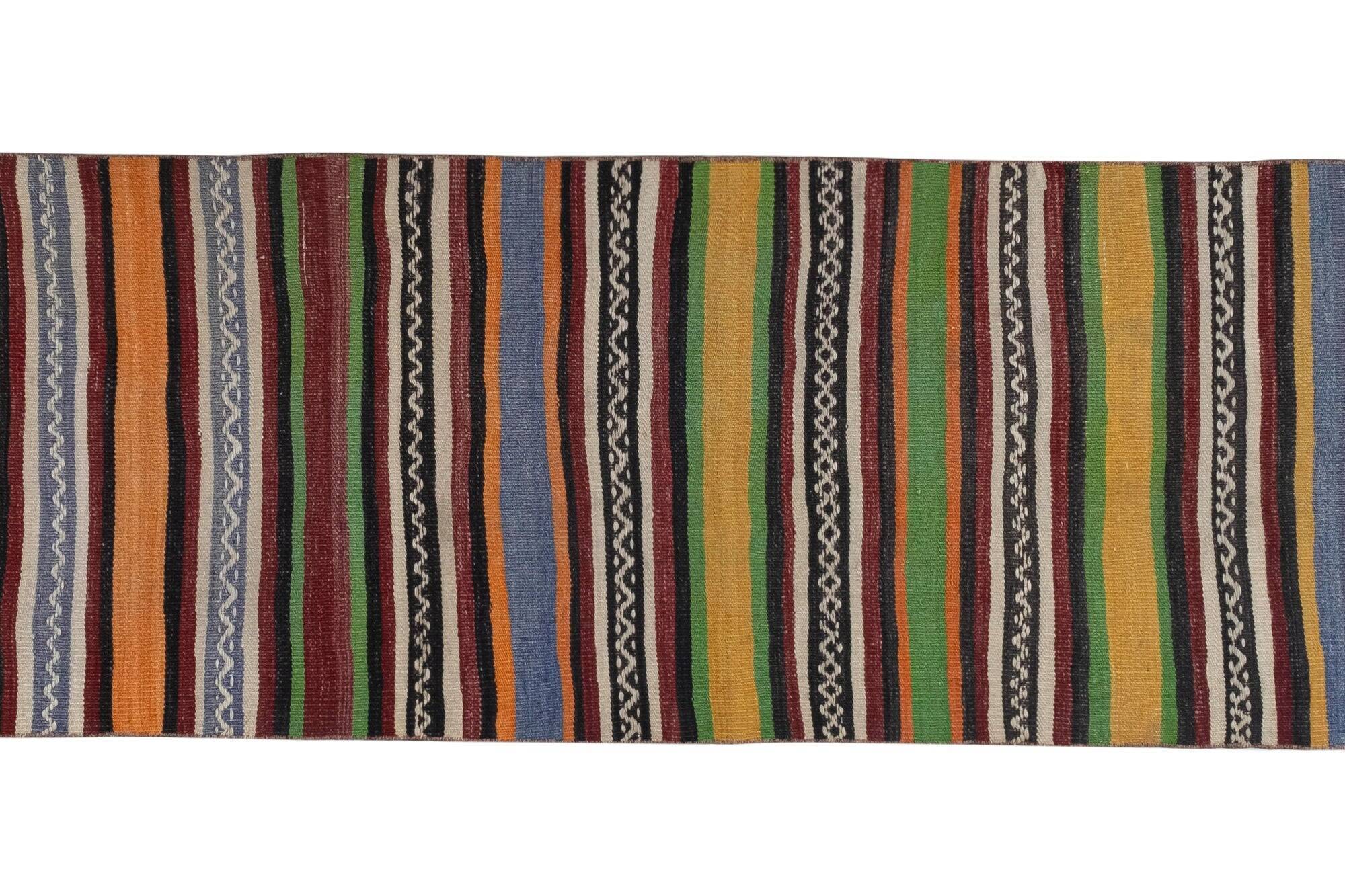 Vintage Turkish hallway rug 68x330 cm