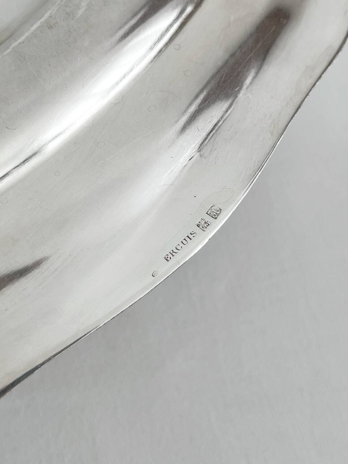 Ercuis silver-plated metal gravy boat