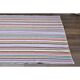 Tapis de couloir vintage turc Oushak fait main en laine et coton, années 1970