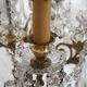 Napoleon III chandelier with crystal pendants, signed Portieux, 19th century.