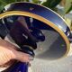 Sèvres Blue Cobalt and Gold Fruit Bowl Porcelain, Napoleon III Style