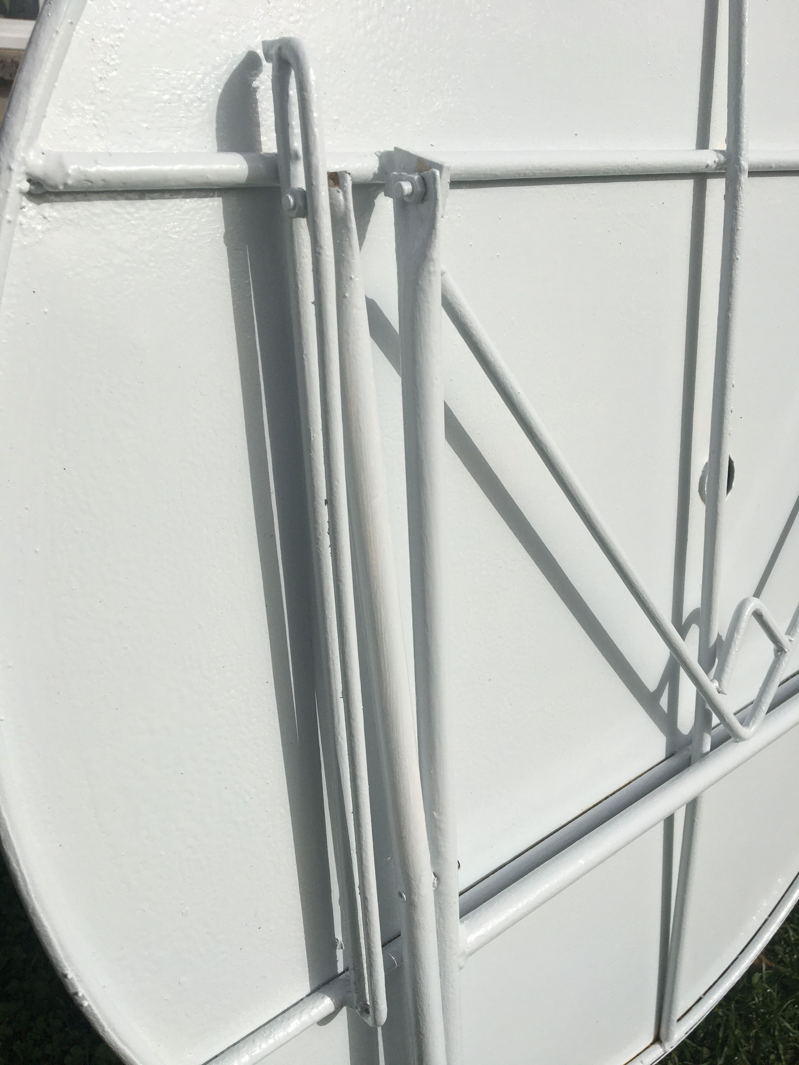 Wrought iron folding garden table