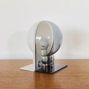 White-gray SIRIO lamp by Brazzoli & Lampa for Guzzini, Italy 1970s