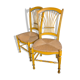 Duo de chaises provençale paillées