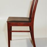 Vintage rosewood chairs from the 1970s.