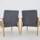 1960s Pair of Beech Armchairs, Czechoslovakia